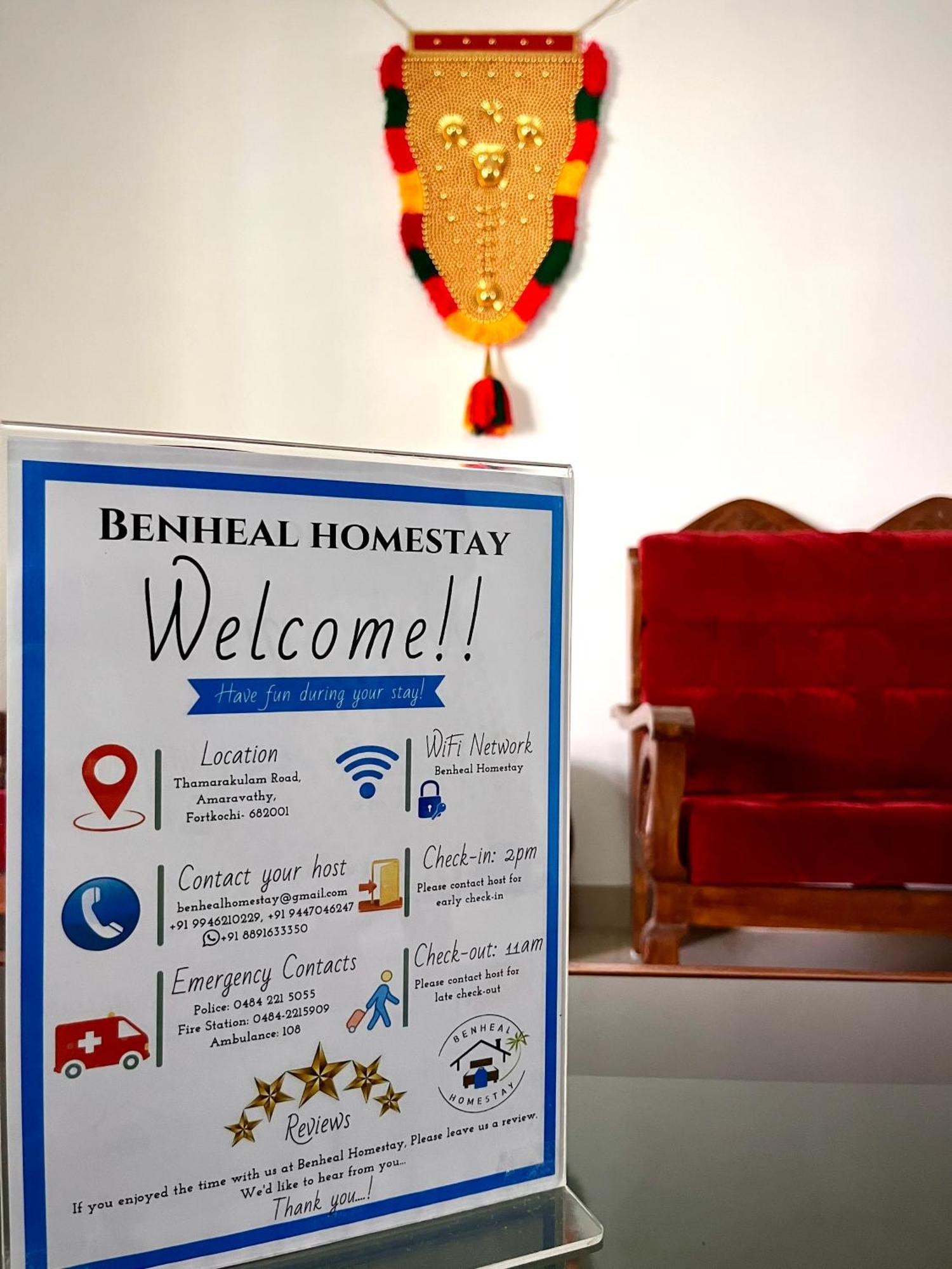 Benheal Homestay Kochi Exteriér fotografie